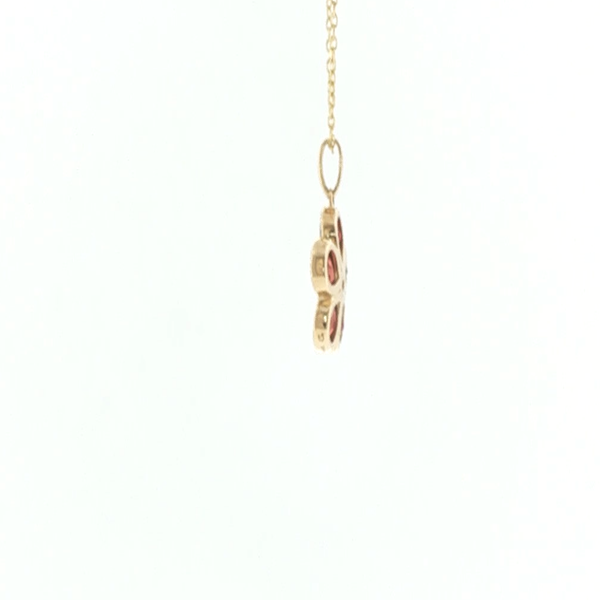 GARNET PENDANT Image 2 Lester Martin Dresher, PA