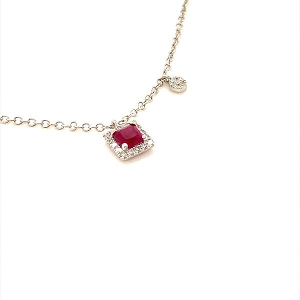 RUBY AND DIAMOND NECKLACE Image 2 Lester Martin Dresher, PA