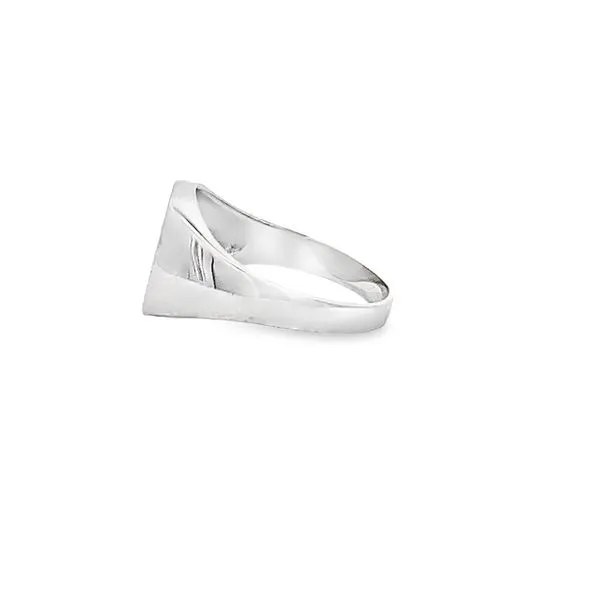 14K WHITE GOLD SIGNET RING Image 2 Lester Martin Dresher, PA