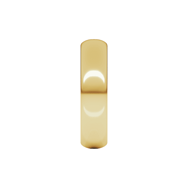 14K GOLD 5MM PLAIN WEDDING RING Image 4 Lester Martin Dresher, PA