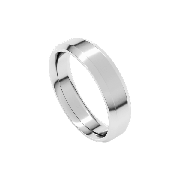 Beveled Wedding Band Lester Martin Dresher, PA