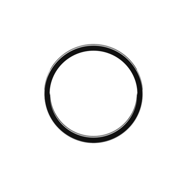 2MM FLAT WEDDING BAND IN 14K WHITE GOLD SIZE 6.5 Image 2 Lester Martin Dresher, PA