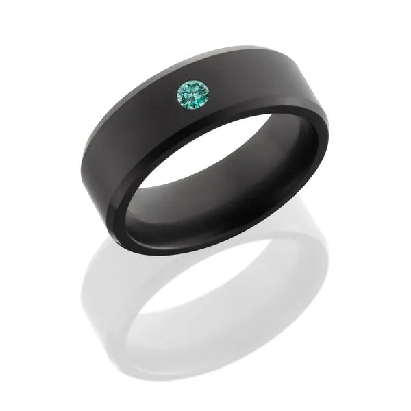 SINGLE DIAMOND ARES PRESSED DIAMOND BAND Image 2 Lester Martin Dresher, PA