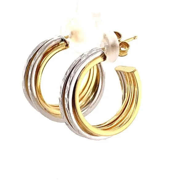 Gold Earrings Lester Martin Dresher, PA