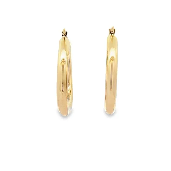 4X30MM MEDIUM POLISHED 14K YELLOW GOLD HOOP EARRINGS similar item image