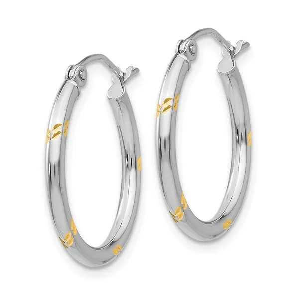 Gold Earrings Image 2 Lester Martin Dresher, PA