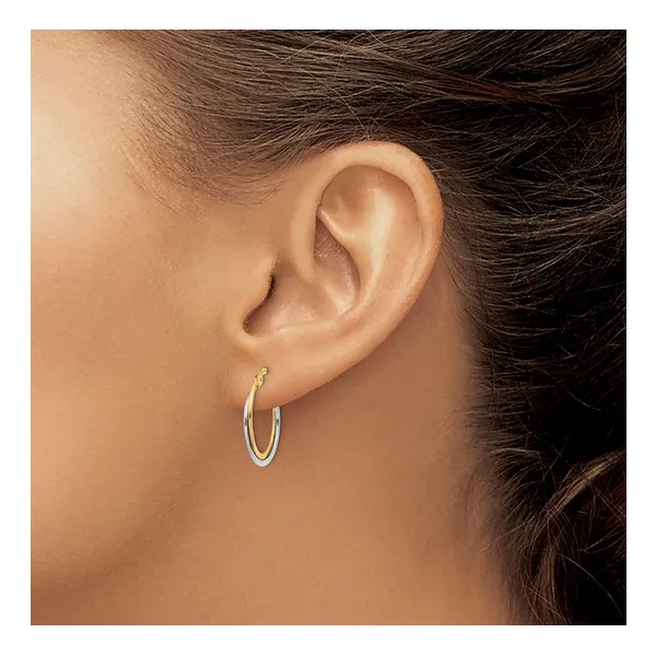Gold Earrings Image 3 Lester Martin Dresher, PA