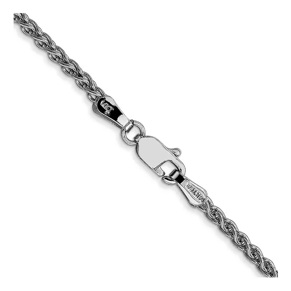 2.11MM SPIGA CHAIN IN 14KT WHITE GOLD Image 2 Lester Martin Dresher, PA