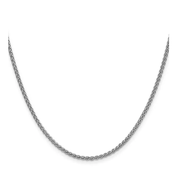 2.11MM SPIGA CHAIN IN 14KT WHITE GOLD Image 3 Lester Martin Dresher, PA
