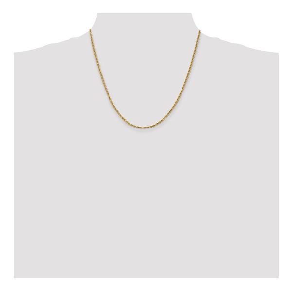 14K YELLOW GOLD ROPE CHAIN Image 4 Lester Martin Dresher, PA