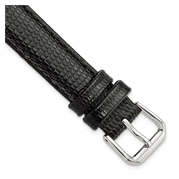 Lizard grain top watch strap