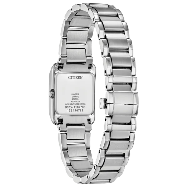 LADIES BIANCA CITIZEN ECO-DRIVE STAINLESS WATCH WITH A MOTHER OF PEARL FACE Image 3 Lester Martin Dresher, PA