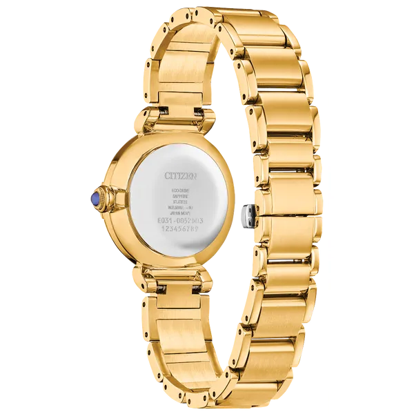 CITIZEN L MAE LADIES ECO DRIVE GOLD TONE STAINLESS STEEL WATCH Image 2 Lester Martin Dresher, PA