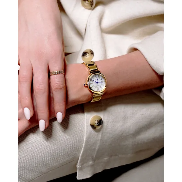 CITIZEN L MAE LADIES ECO DRIVE GOLD TONE STAINLESS STEEL WATCH Image 4 Lester Martin Dresher, PA