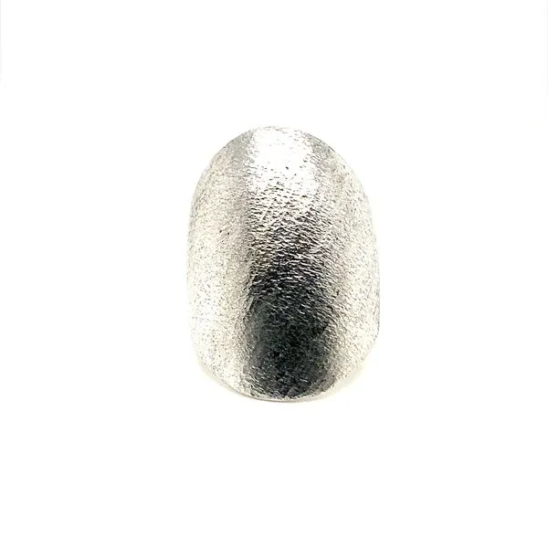 WIDE SILVER RING Image 2 Lester Martin Dresher, PA
