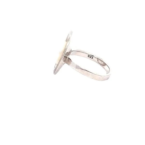 7mm Pearl Ring in Sterling Silver Image 3 Lester Martin Dresher, PA