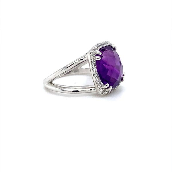 STERLING SILVER AND AMETHYST RING I Image 2 Lester Martin Dresher, PA