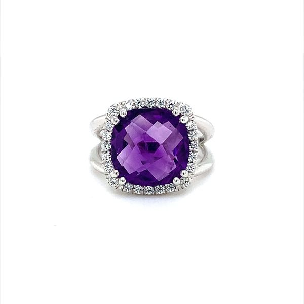 STERLING SILVER AND AMETHYST RING I Lester Martin Dresher, PA