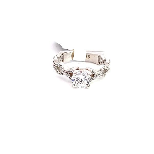 CUBIC ZIRCONIUM RING WITH 0.54CTW DIAMOND ACCENTS Lester Martin Dresher, PA