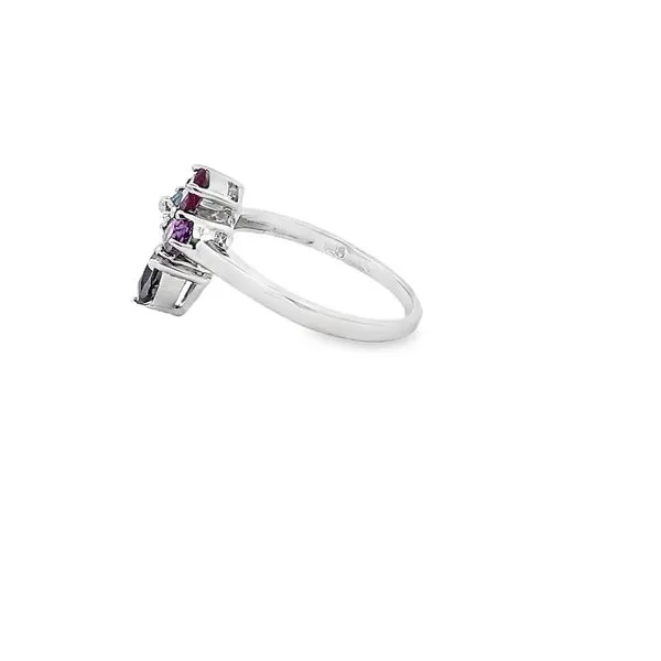 1.19CTW MULTI-COLOR AND MULTI-SHAPE AMETHYST AND BLUE TOPAZ RING Image 2 Lester Martin Dresher, PA