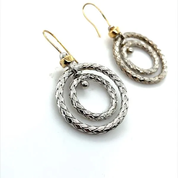 TRAVERSA DOUBLE CIRCLE EARRINGS Image 2 Lester Martin Dresher, PA