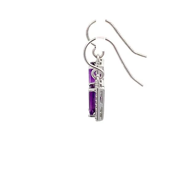 1.20CT TW AMETHYST EARRINGS Image 4 Lester Martin Dresher, PA