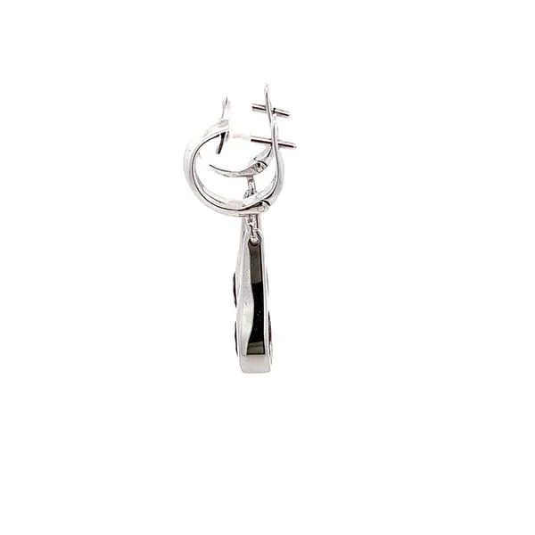 2.53CT TW GARNET BEZEL SET DROP EARRING Image 2 Lester Martin Dresher, PA