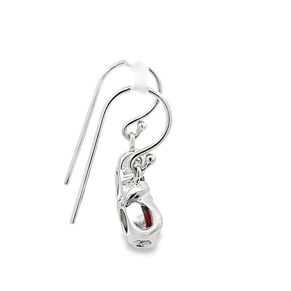 1.73CTW GARNET DROP EARRINGS SET IN STERLING SILVER Image 2 Lester Martin Dresher, PA