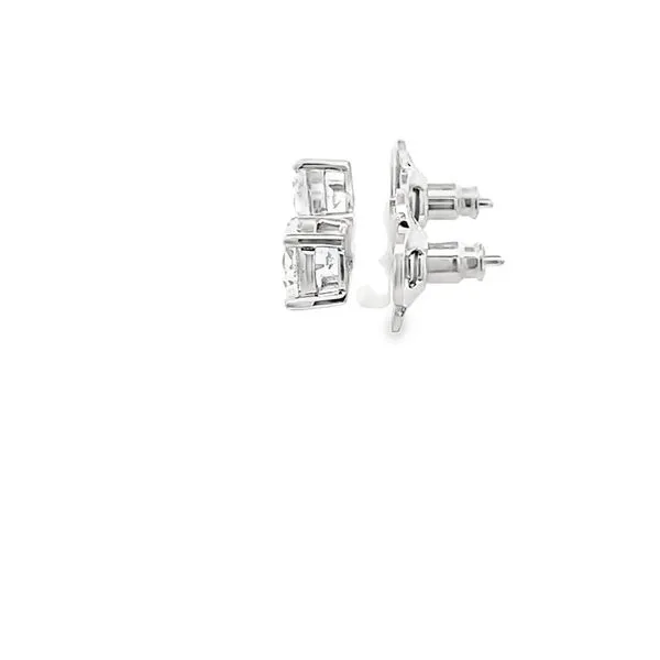2.00CTW FOUR PRONG ROUND STUD EARRINGS