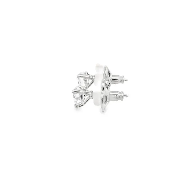 1.50CTW MARTINI THREE PRONG STUD EARRINGS