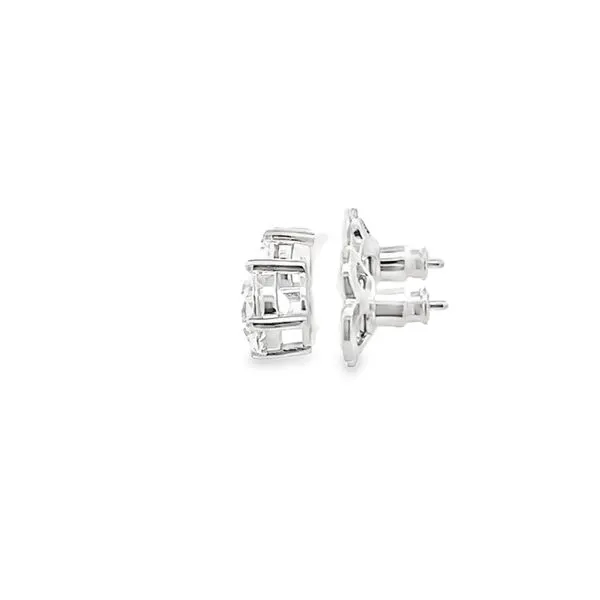 2.00CTW FOUR PRONG ROUND STUD EARRINGS Image 2 Lester Martin Dresher, PA