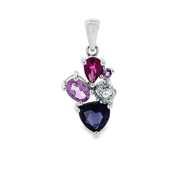 1.88CTW MULTI-COLOR AND MULTI-SHAPE AMETHYST AND BLUE TOP...
