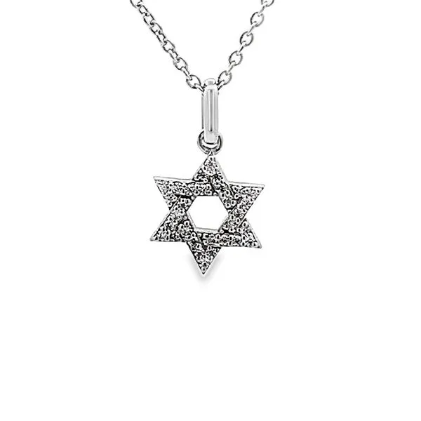 0.55CTW STAR OF DAVID  PENDANT