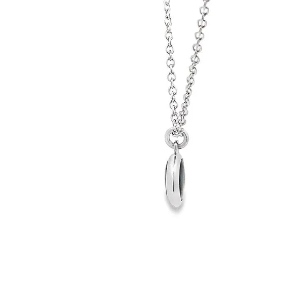 LABRODORITE  STERLING SILVER BEZEL SET PENDANT