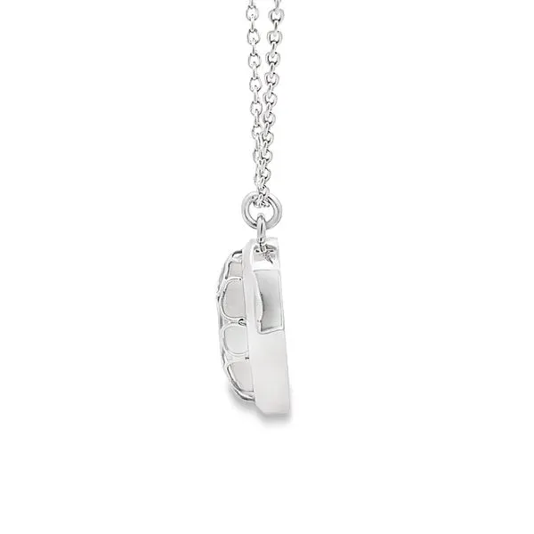 RAINBOW MOONSTONE STERLING SILVER OVAL BEZEL SET PENDANT
