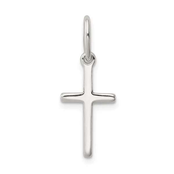 STERLING SILVER CROSS CHARM Lester Martin Dresher, PA