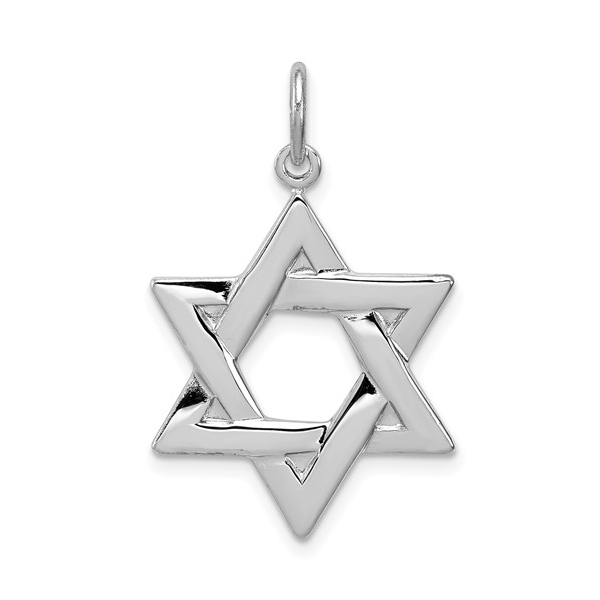 STERLING SILVER STAR OF DAVID PENDANT Lester Martin Dresher, PA