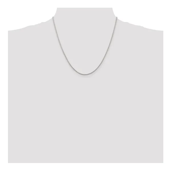 22\ CABLE CHAIN 1.95MM IN STERLING SILVER