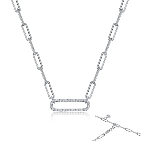 0.57CTW PAPERCLIP NECKLACE Image 2 Lester Martin Dresher, PA