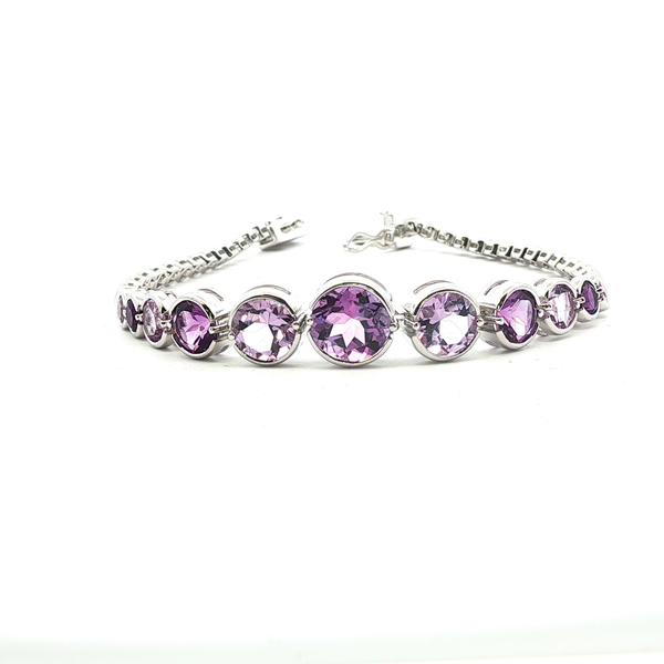 6.06CT TW AMETHYST BRACELET Lester Martin Dresher, PA
