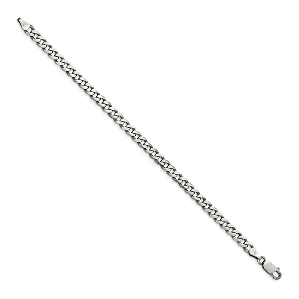 6MM CURB CHAIN IN STERLING SILVER Image 2 Lester Martin Dresher, PA