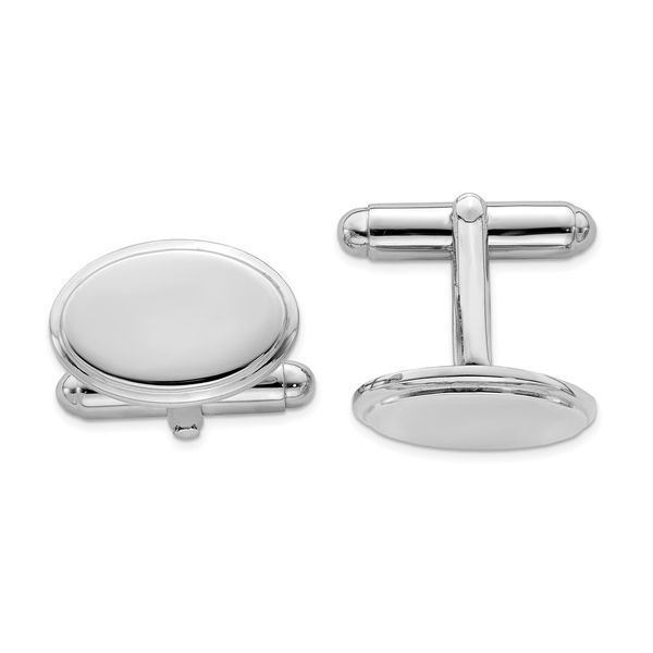 OVAL CUFF LINKS Lester Martin Dresher, PA