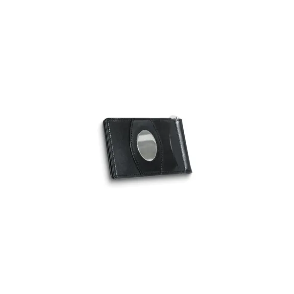 BLACK LEATHER RAZOR WLLET WIYH ENGRAVING PLATE Lester Martin Dresher, PA