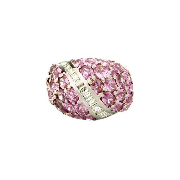 Pink Sapphire and Diamond Ring Lewisburg Diamond & Gold Lewisburg, WV