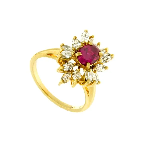 Ruby and Diamond Ring Image 2 Lewisburg Diamond & Gold Lewisburg, WV