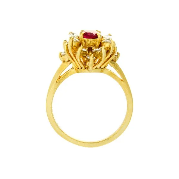 Ruby and Diamond Ring Image 3 Lewisburg Diamond & Gold Lewisburg, WV