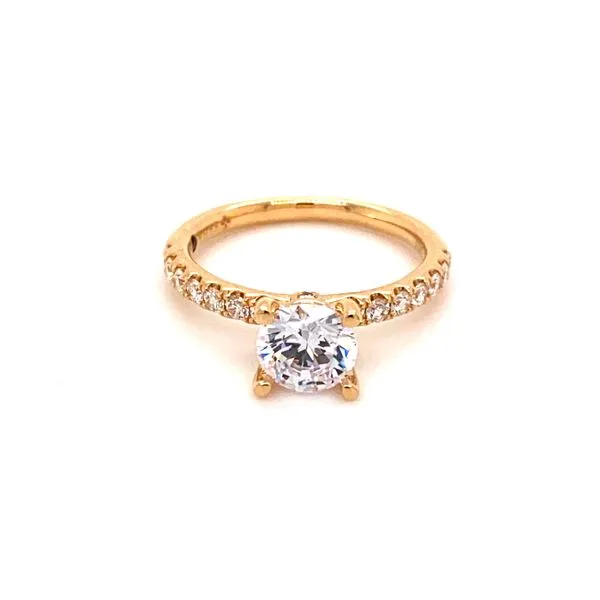 14Kt Yellow Gold Diamond Micro-Prong Semi-Mount Ring Lake Oswego Jewelers Lake Oswego, OR