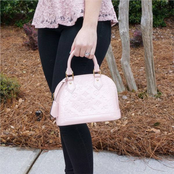 Louis Vuitton Alma Light Pink Handbag Image 2 Lumina Gem Wilmington, NC