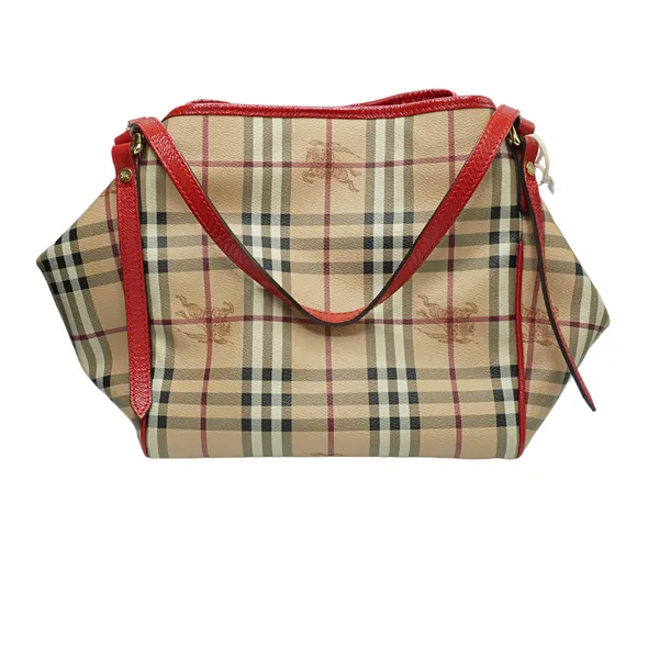 Burberry Tan and Plaid Shoulder Bag Lumina Gem Hampstead, NC