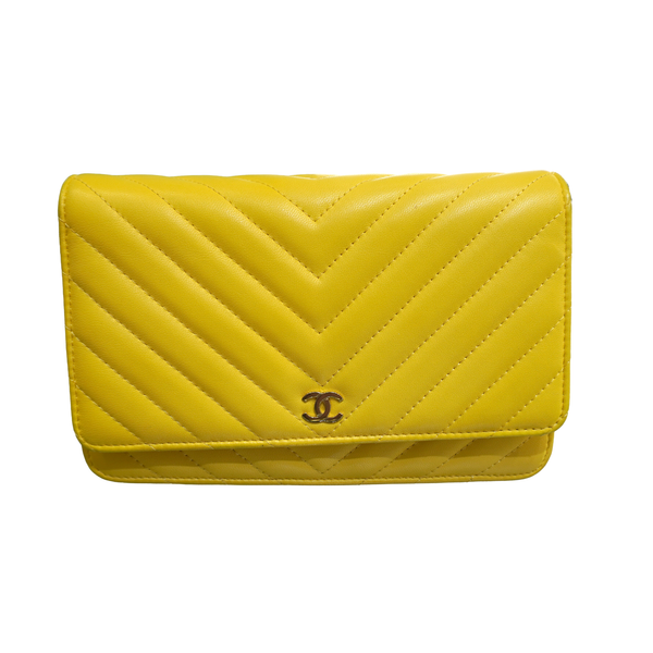 Chanel Yellow Wallet on Chain Lumina Gem Wilmington, NC